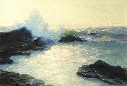 Lionel Walden Crashing Sea Spain oil painting artist